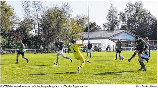 FC Schechingen II - TSF Gschwend am 10.10.2021