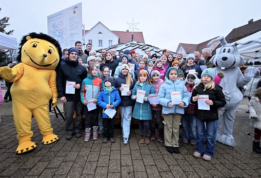 Sportabzeichenübergabe beim Weihnachtsmarkt 2025