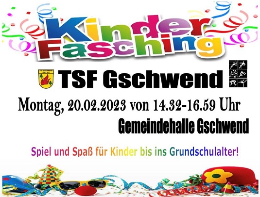 TSF Kinderfasching 2023