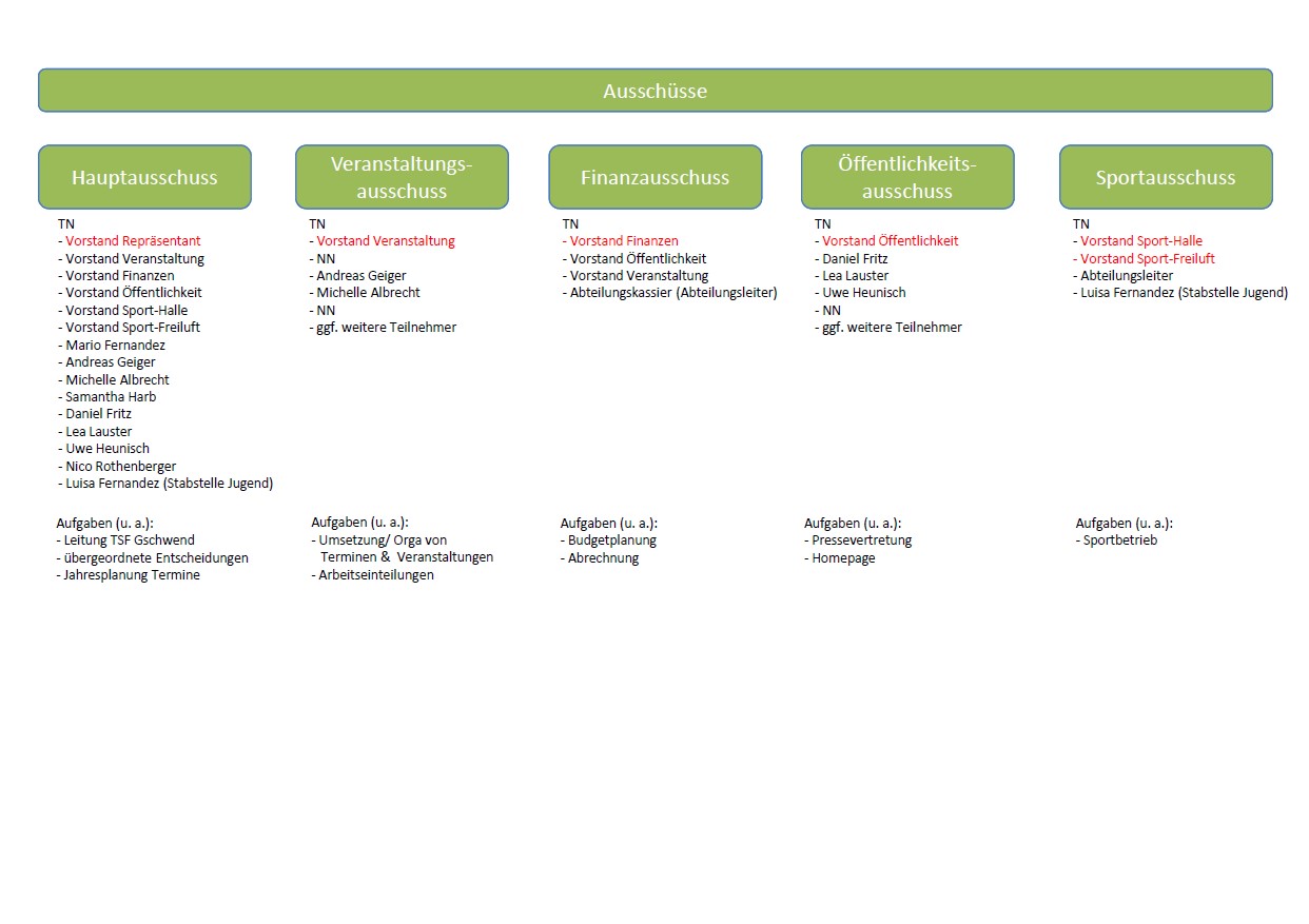 Organigramm Seite 2 TSF Juni 2024